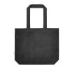 Blanc Shopping Bag rCotton 220gsm. 65cm handles and gusset Black