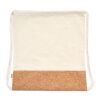 Orizaba Drawstring Bag rCotton 180gsm and Cork Natural | No Branding | not available | not available | not available