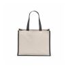 Maglic Shopping Bag. rCotton 300gsm and Jute Solid black