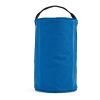 Riga Toiletry Bag 5.7L rPET. Barrel shaped with carry handle Blue
