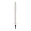 Prodir DS1 twist ballpoint pen polished white | Without Branding | Without Branding | Chrome finish metal | Blue