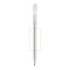 Prodir DS3 twist ballpoint pen frosted Transparent | Without Branding | Without Branding | frosted | Blue