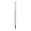 Prodir DS3 twist ballpoint pen matt white | Without Branding | Without Branding | Satin finish metal | Blue