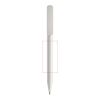 Prodir DS3 twist ballpoint pen polished white | Without Branding | Without Branding | Polished | Black