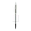 Prodir DS5 twist ballpoint pen transparent Transparent | Without Branding | Without Branding | Chrome finish metal | Black