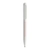 Prodir DS6 twist ballpoint pen matt white | Without Branding | Without Branding | Black