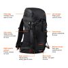 Nordic Drift Trail RCS backpack 33L black-orange | No Branding | not available | not available