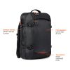 Nordic Drift RCS Travelling backpack 25L black-orange | No Branding | not available | not available | not available