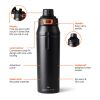 Nordic Drift Trail RCS Insulated Lockable Sports Bottle black | No Branding | not available | not available