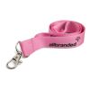 Nylon lanyards Custom Pantone Colour | Without Branding | 25 mm | Dog-Clip | Without accessories | With Safety Break | Plastic Short Release Clip