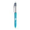 BIC 4 Colours Shine Pen White-metallic blue