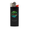 BIC J25 standard lighter Black-White-clear red-chrome | No Branding | not available | not available