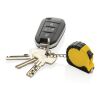 MeasureMate RCS reycled ABS 1 meter tape keychain yellow | No Branding | not available | not available