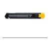 Refillable RCS recycled plastic snap-off knife yellow | No Branding | not available | not available