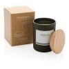 Ukiyo deluxe scented candle with bamboo lid black | No Branding | not available | not available