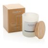 Ukiyo deluxe scented candle with bamboo lid White | No Branding | not available | not available