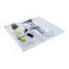 Tierra 2pcs straw and cutlery set in pouch blue | No Branding | not available | not available