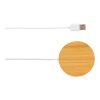 10W bamboo magnetic wireless charger brown | No Branding | not available | not available