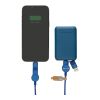 Oakland RCS recycled plastic 6-in-1 fast charging 45W cable blue | No Branding | not available | not available