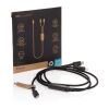 Terra 100W RCS Dual USB C output cable black-grey
