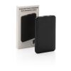 5.000 mAh Pocket Powerbank with integrated cables black