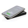RCS standard recycled plastic wireless powerbank black | No Branding | not available | not available