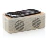 Wheatstraw wireless charging speaker brown | No Branding | not available | not available