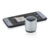 Mini aluminium wireless speaker silver | No Branding | not available | not available