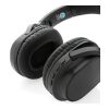RCS recycled plastic Elite Foldable wireless headphone black | No Branding | not available | not available