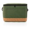 Impact AWARE RPET two tone cooler bag with cork detail green | No Branding | not available | not available | not available