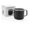 Stainless steel camp mug black | No Branding | not available | not available