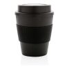 Reusable coffee mug with lid 350ml black | No Branding | not available | not available