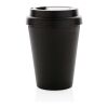Reusable double wall coffee cup 300ml black | No Branding | not available | not available