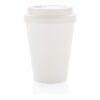 Reusable double wall coffee cup 300ml White | No Branding | not available | not available