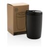 GRS Recycled PP tumbler with flip lid black | No Branding | not available | not available