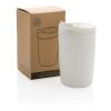 GRS Recycled PP tumbler with flip lid white | No Branding | not available | not available
