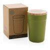 GRS RPP mug with FSC® bamboo lid green | No Branding | not available | not available