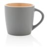 Ceramic mug with coloured inner brown-grey | No Branding | not available | not available