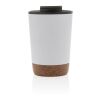 GRS RPP Stainless steel cork coffee tumbler white | No Branding | not available | not available