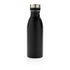 RCS Recycled stainless steel deluxe water bottle black | No Branding | not available | not available