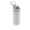 Vacuum stainless steel bottle with sports lid 550ml white-grey | No Branding | not available | not available