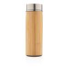 Leak proof bamboo vacuum bottle brown | No Branding | not available | not available