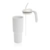 Graphic 360 RCS certified recycled steel tumbler 900ml white | No Branding | not available | not available