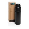 Thermocup RCS recycled vacuum flask with cup 500ml black