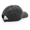 BEAU AWARE™ Washed 6 panel 270gsm cotton twill cap black | No Branding | not available | not available | not available