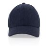 Milo AWARE™ recycled heather 6 panel cap 200gr navy | No Branding | not available | not available | not available