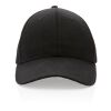 Impact 6 panel 280gr Recycled cotton cap with AWARE™ tracer black | No Branding | not available | not available | not available