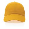 Impact 6 panel 190gr Recycled cotton cap with AWARE™ tracer yellow | No Branding | not available | not available | not available