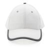 Impact AWARE™ Brushed rcotton 6 panel contrast cap 280gr White | No Branding | not available | not available | not available