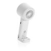 Twist RCS recycled plastic re-chargeable portable fan White | No Branding | not available | not available